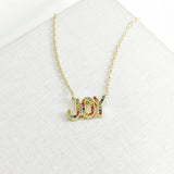 JOY Gold Multicolor Pendant Necklace