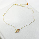 JOY Gold Multicolor Pendant Necklace