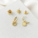 Wishes Luck Huggies & Studs Set