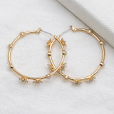 Loves Me Loves Me Not Hoops Earrings