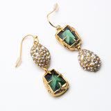 ALEXIS BITTAR Charming Colorful Gemstones Gold-toned Earrings