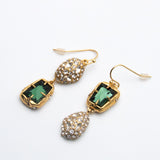 ALEXIS BITTAR Charming Colorful Gemstones Gold-toned Earrings