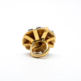 Trina Turk Vintage Colorful Stones Gold-toned Ring