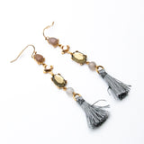 Trina Turk Charming Colorful Stones Gold-toned Earrings