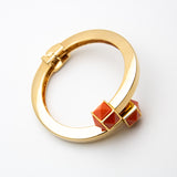 Trina Turk Beautiful Orange Resin Gold-toned Bracelet