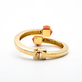 Trina Turk Beautiful Orange Resin Gold-toned Bracelet