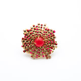 Trina Turk Adorable Red enamel Gold-toned Ring