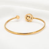Michael Kors Classic Clear Crystals Gold-toned Bracelet