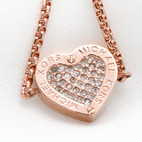 Michael Kors Chic Clear Crystals Rose Gold Adjustable Bracelet