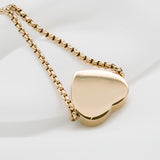 Michael Kors Clear Crystals Gold-toned Heart Adjustable Bracelet