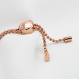 Michael Kors Clear Crystals Rose Gold Heart Bracelet