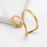 Michael Kors Open Arrow Ring (Gold)