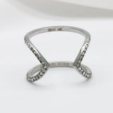 Michael Kors Open Arrow Ring (Silver)