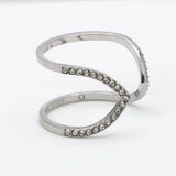 Michael Kors Open Arrow Ring (Silver)