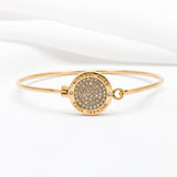 Michael Kors Clear Crystals Gold-toned Bracelet