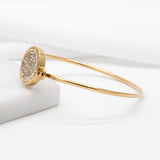 Michael Kors Clear Crystals Gold-toned Bracelet