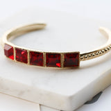 Red Crystal Cuff