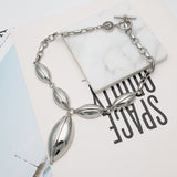 AK gorgeous silver tone Necklace