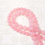 Rose Quartz Love stone Natural Gemstone Round Beads Handmade Jewelry 8mm