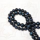Navy Blue Tiger's Eye Soothing stone Natural Gemstone Round Beads Handmade 6mm