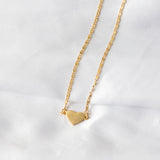 Gold Heart Logo Necklace