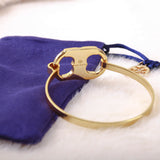 Gold Heart Logo Necklace