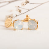 Vintage Crystal Stud Earrings