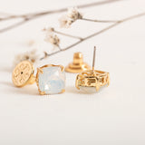 Vintage Crystal Stud Earrings