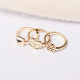 16K-Gold Adeline Stackable Ring Set