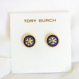 Blue Logo Rope Earrings