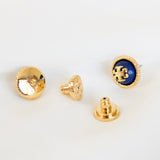 Blue Logo Rope Earrings