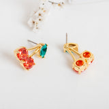 Ma Cherie Cherry Studs Earrings