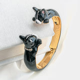Ma Cherie Antoine French Bulldog Cuff Bracelet