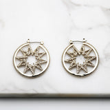 MARCHESA Vintage Crystal Gold-toned Earrings